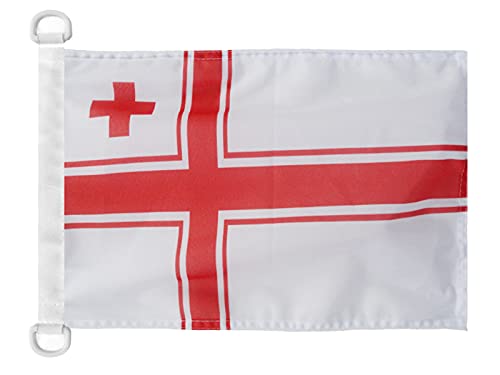 AZ FLAG - Tonga Naval Ensign Nautical Flag - 18'' x 12'' - For Outdoor and Boat - Tongan War Banner Knitted Polyester with Two Plastic Rings - Vivid Colors - 12x18 in - 45x30 Cm — image 1