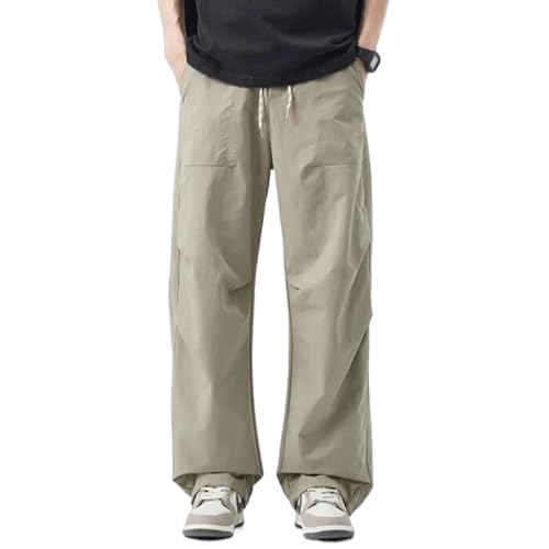 Men's Summer Thin Pants Men Baggy Straight Hiking Trousers Man Casual Japanese Pants for Men
