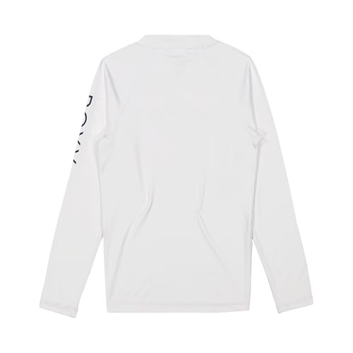 Image of Roxy Girls' Long Sleeve Whole Hearted Rashguard Shirt, UPF 50+ Sun Protection, Quick Dry