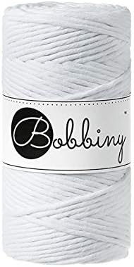 Bobbiny Macrame Cord 3mm - White