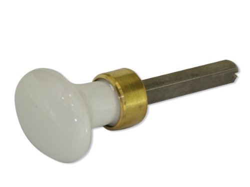 DT 2000 150143 Bouton de condamnation ovale porcelaine Blanc Cover