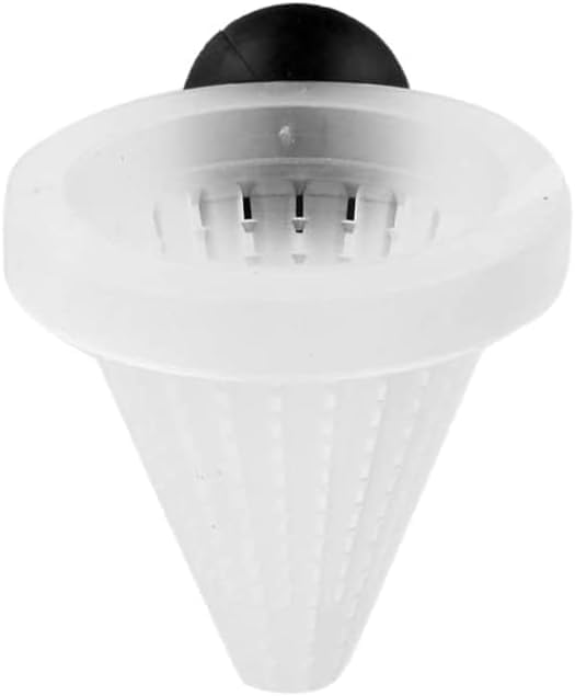 1 Pc White Cone Shape Aquarium Red Worm Fish Feeder with Suction 7cm Height Professional Automatic Feeders Fish