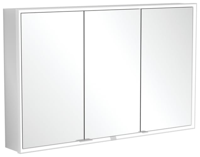 Villeroy & Boch My View Now, Spiegelschrank für Wandeinbau mit Beleuchtung, 1200x750x167,5 mm, mit EIN-/Ausschalter, Smart Home fähig, 3 Türen, A45812