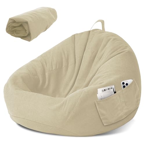 LEKEFETO Puff para niños funda para puf