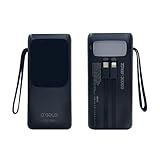 Carregador Portatil Power Bank 30000mah Original Universal Carregamento Turbo Ultra Rapido Compativel iOS e Android(tipo C, V8) Notebook Ring light USB(preto)