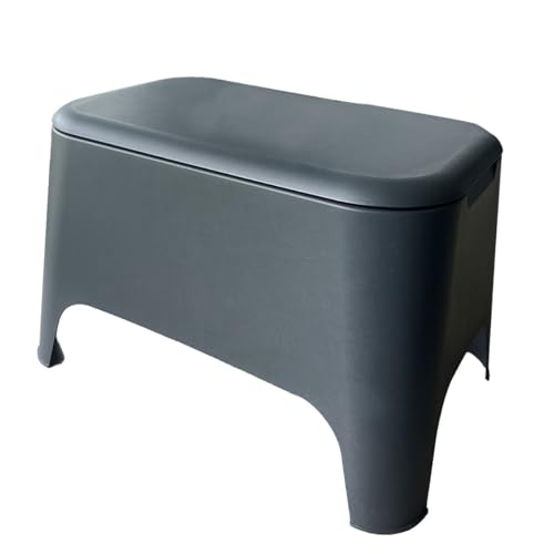 TOOMAX Table d'appoint en résine Petra 59 x 39 x (h) 36 cm, pour extérieur, Jardin, avec Couvercle...