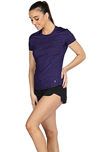 Image of icyzone Workout Running Tshirts for Women - Fitness Athletic Yoga Tops Exercise Gym Shirts (Pack of 3)