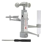 Fdit Juguete de Estación Meteorológica DIY, Veleta...: [MEJORA DE LA HABILIDAD PRÁCTICA] Cultive las habilidades de las manos y el cerebro mientras mejora las habilidades prácticas. [OPERACIÓN SIMPLE] Piezas completas y operación simple para un uso conveniente. [JUGUETE DE ESTACIÓN METEOROLÓGICA DIY] Equ...