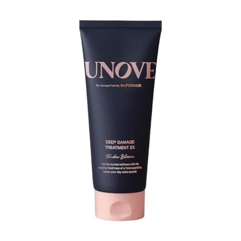 UNOVE Deep Damage Hair Treatment Mask Ex Tender Bloom 207 ml/7fl.oz | | Protein-Rich Nourishment Hair Mask | Deep Conditioner for Dry Damaged Hair | Deep Conditioning & Moisturizing Cover