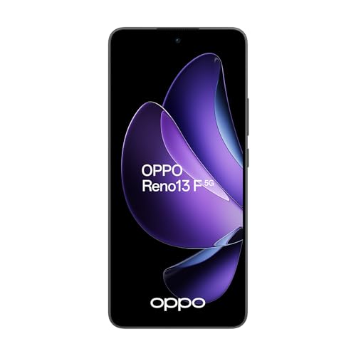 Oppo Reno 13 F 5G Smartphone – 8 Go RAM, 256 Go Stockage – Écran AMOLED 6.7” 120 Hz – Triple Caméra 64 MP – Charge Ultra Rapide – Android – Gris Graphite