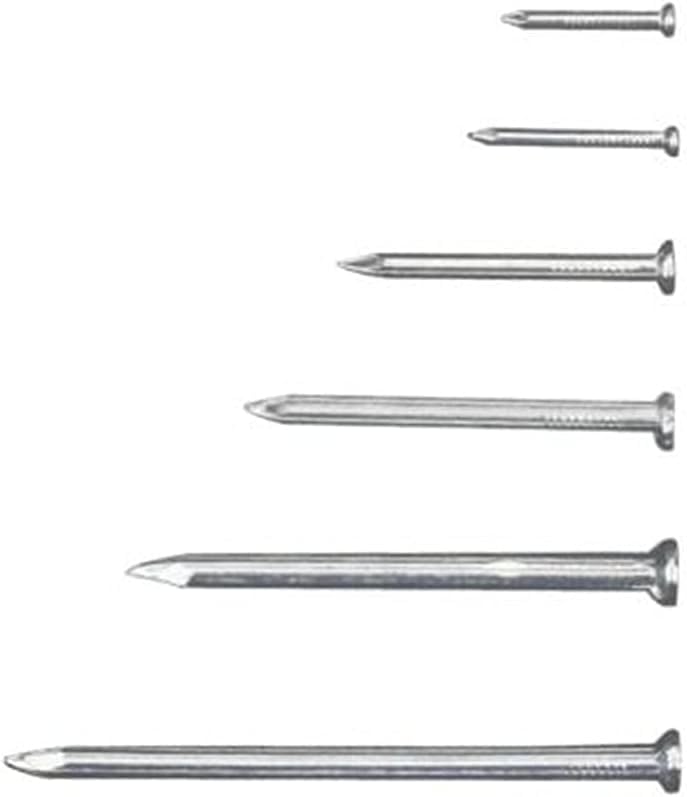 Clavos AWMSHUN, 2 pulgadas, 135 piezas, para madera y tableros, galvanizados, resistentes al óxido miniatura 2