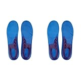 2 Pares de Plantillas de Gel de Silicona, Escalada y Uso Diario con Diseño Antideslizante