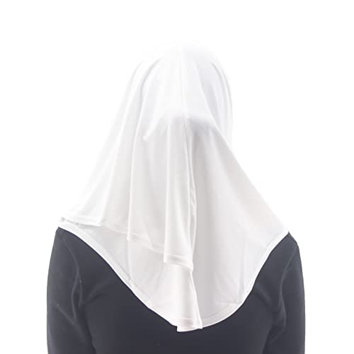 One Piece Muslim Hijabs for Women Girls Hijab Scarves Soft Solid Color3