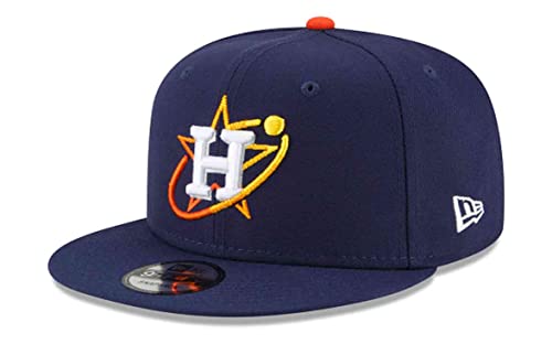 New Era Houston Astros 9FIFTY City Connect Snapback Cap, Adjustable Hat Navy Blue