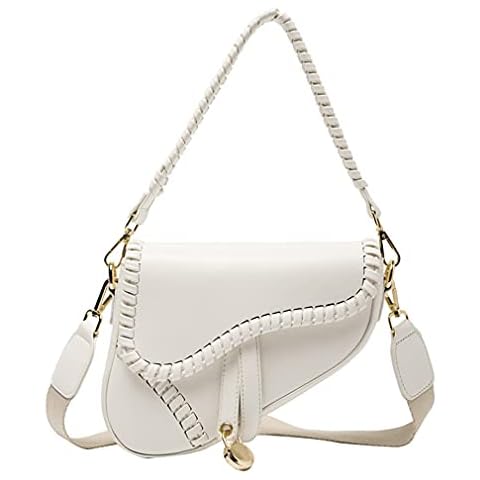 Women Trendy Saddle Shoulder Bag Clutch Purse Underarm Handbag Satchel HandBag Crossbody Bag Cover