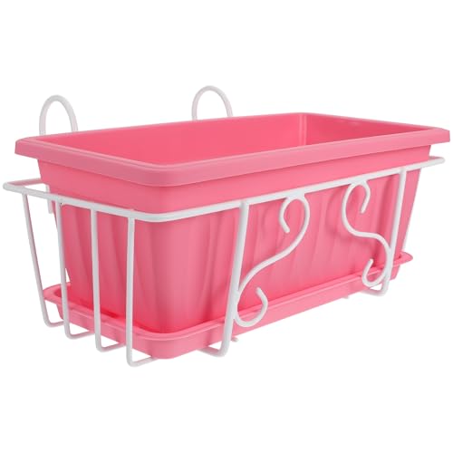Jardinería vertical eficiente con el soporte para plantas colgante POPETPOP ligero en rosa 2