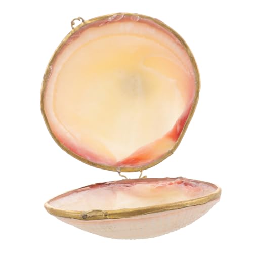 BATHVEVE Scatola Portagioie Forma Di Conchiglia Decorativa Per Anelli e Orecchini Elegante Scatolina Per Gioielli Per Matrimonio e