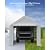 Klysiora 13x20 Ft. Metal Carport Garage with PE Fabric and Galvanized Steel Frame Outdoor Shelter for Cars, Trucks and Boats with 4 Doors and Mesh Windows for Ventilation - White