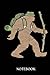 Bigfoot notebook: Bigfoot Hiker Retro Outdoor Nature Hiking | 120 pages College Ruled Notebook | 6x9" Designer Cover | A Great Gift Bigfoot Believers, Enthusiasts, Researchers & Fans