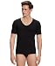Produktbild FALKE Unterwäsche Daily Climate Control V-Neck Baumwolle Herren schwarz weiß weitere Farben bequemes Unterhemd feuchtigkeitsregulierend atmungsaktiv schnelltrocknend mit V-Ausschnitt 1 Stück