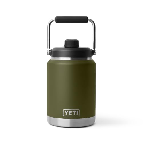 Image of YETI Rambler Half Gallon Jug 2.0, Vacuum Insulated, Leakproof, Stainless Steel with MagCap, Olive