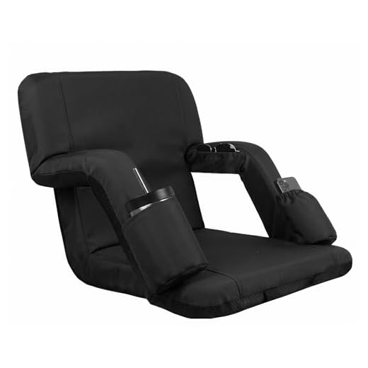 Anmiro Stadium Seats with Back Support 6 Position Reclining Bleacher Chairs
