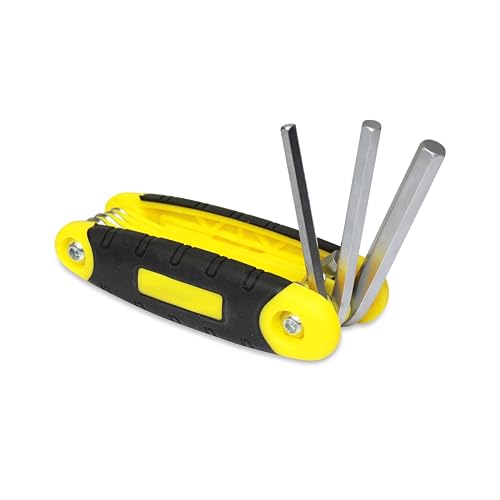 GLUN® Folding Portable Hexagonal Wrench, 8in1 Foldable Allen Wrench Metal Metric Chave Torx Allen Key Pocket Size (B0D66MK1MH) Amazon Price History, Amazon Price Tracker