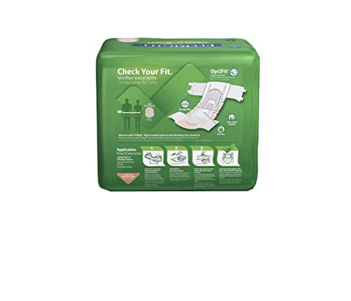 Image of FitRight Adult Diapers, Ultra Heavy Absorbency, S (Waist Size 20in-32in), 20 Count, OptiFit Incontinence Briefs for Men and Women, Disposable, Moisture-Wicking, Leak Protection, (Pack of 2)