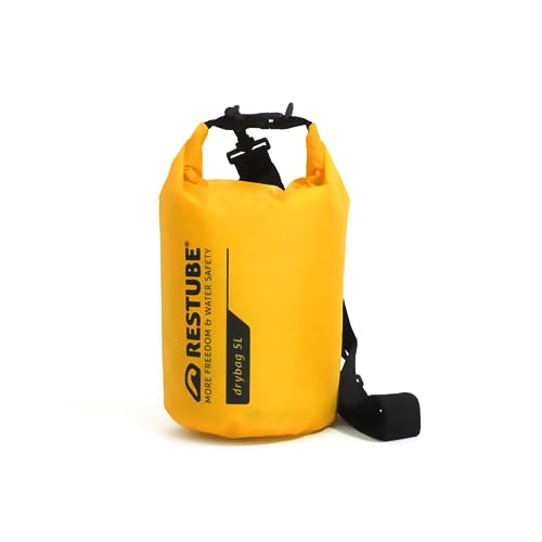 Restube Waterproof Drybag - Premium Quality for Ultimate Protection, Yellow, 5L