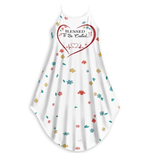 Customized Grandma Maxi Dresses - Personalized Floral Long Dress for Nana, Unique Gifts for Grandmothers, Mother's Day & Christmas Celebrations - Image 2