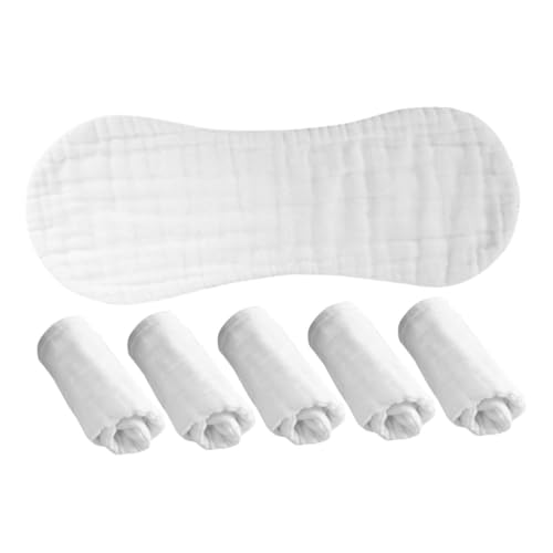 6pcs Muslin Burp Cloths Soft Washable Diapers for Newborns for Daily Use Versatile Cloths for Boys and Girls Gentle Delicate Skin
