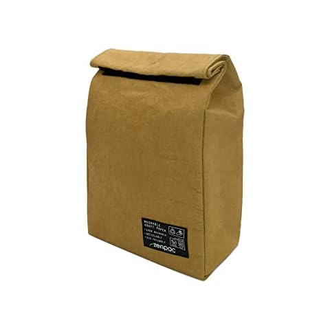 ZENPAC 8.5x4.5x12 Small Reusable Lunch Bags, Leakproof Insulated Lunch Sack for Work, School, Picnic Cover