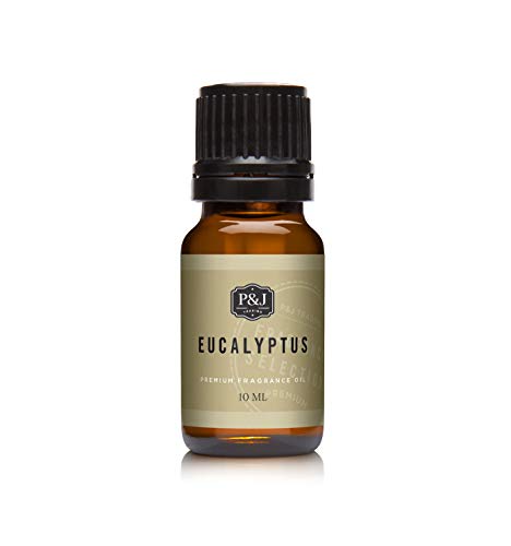 P&J Fragrance Oil - Eucalyptus Scented Candles, Soaps, Diffusers, and More - 10ml