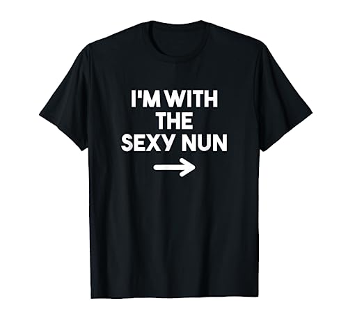 I'm With The Sexy Nun Couples Halloween Party Costume T-Shirt