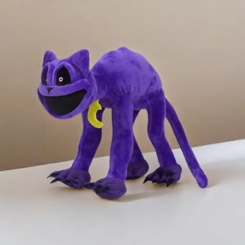Image of Cute Purple Big Smile Dog Plush