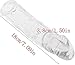 Bigger Male Sleeve Extender Sheath for Men Extender Enlarger Extension Enhancer Ball Stretch Sleeve Girth (Transparent, 8 Inch)