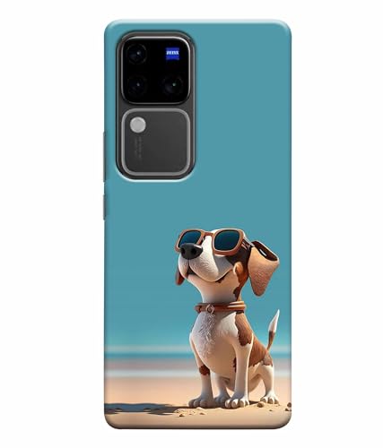 Image of Cute Pet Dog Lover Printed Hard Back Case Cover & Compatible for Vivo V30 Pro 5G | V2319 (Multicolor) - D1814