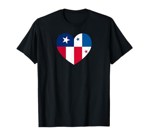 Texas and Panama Flags: Heart Shaped Unity T�V���c