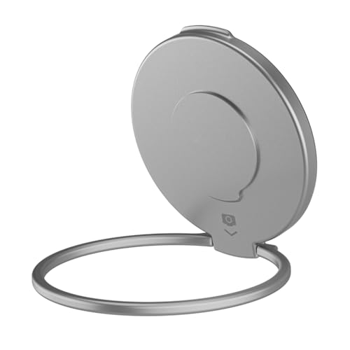 yanwuwa Abrazadera de soporte de anillos magnéticos, adaptador magnético, clip estabilizador para accesorios móviles