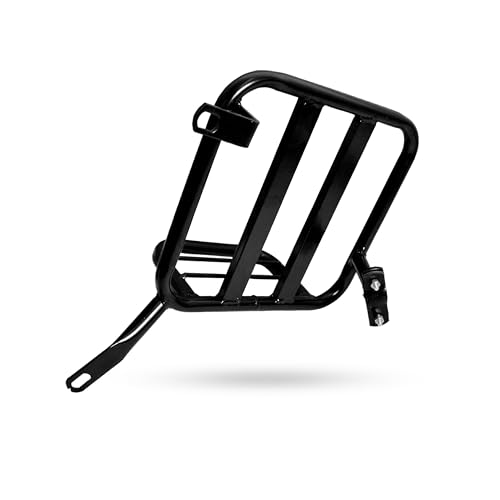 Image of Side Saddle Stay Metal Black Compatible with Royal Enfield Meteor 350