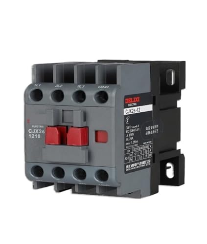 Contacteur AC CJX2 LC1 12A 220V triphasé pour montage sur rail DIN