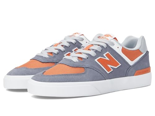New Balance Men's 574 Vulc Skate Shoe, Grey, 9.5