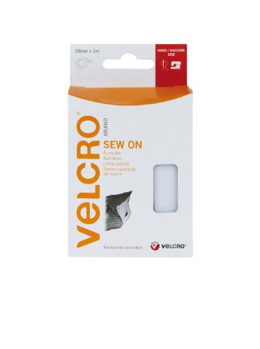 VELCRO Brand Dischetti riapribili da cucire 20mm x...