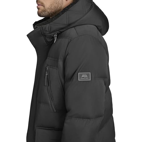 Image of Andrew Marc Men's Outerwear Mackay Faux Fur Lined Parka