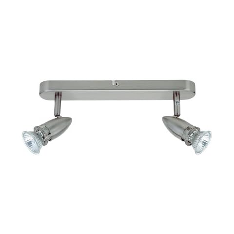 Brilliant Riva Spotbalken, 2-flammig, inklusiv 2x GU10 50W Cover