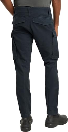 G-STAR Raw - Mens Rovic Zip 3D Regular Tapered Pants, Color Legion Blue Gd, Size: 28W x 32L2