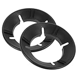 Toddmomy 2 Pièces Support de Wok Émaillé Lot de Couvre Plaque de Cuisson Vent Support ...