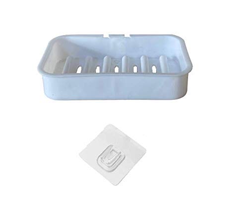 EBOFAB Self Adhesive Bathroom Soap Stand Wall Mounted Plastic Soap Storage Kitchen Soap Holder Bathroom Soap Rack(Multicolour) (B09FPHKFYT) Amazon Price History, Amazon Price Tracker