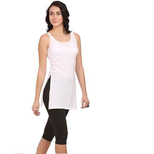 Image of ICEDIVE Women's Cotton Stretch Camisole | Fabulous Inners | Soft,Lightweight & Breathable Fabric |Ideal,Layering, Sleepwear & Lounge Use in,