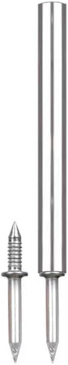 Generic 500Pcs Double-Head Skirting Thread Seamless Nail Double Headed Nails Invisible Security Screws with 5 Installation Tool Durable - (Color: Silver)